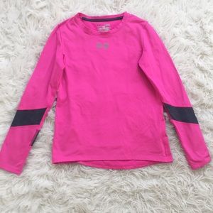 Hot Pink Under Armor Athletic Long Sleeve